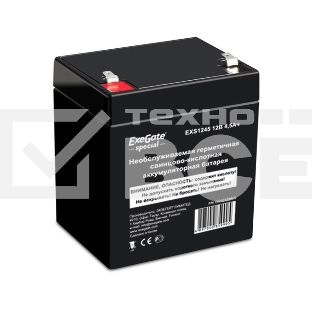 Батарея ExeGate ES252439RUS DT 12045/EXS1245 (12V 4.5Ah) клеммы F1