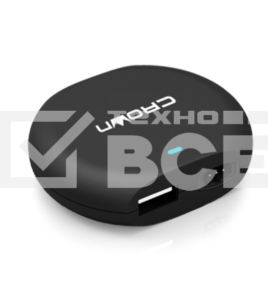 Зарядное устройство для ноутбука CROWN USB CMLC-3294 черный (Автомобильное 12V, 90W 15-20V, порт USB 5V 2.1A)