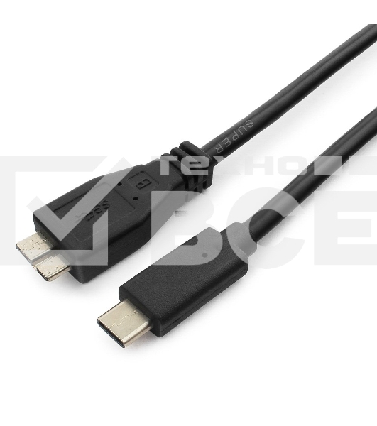 Кабель Cablexpert CCP-USB3-mBMCM-6 USB3.0 microBM/USB3.1TypeC, 1.8м, 
