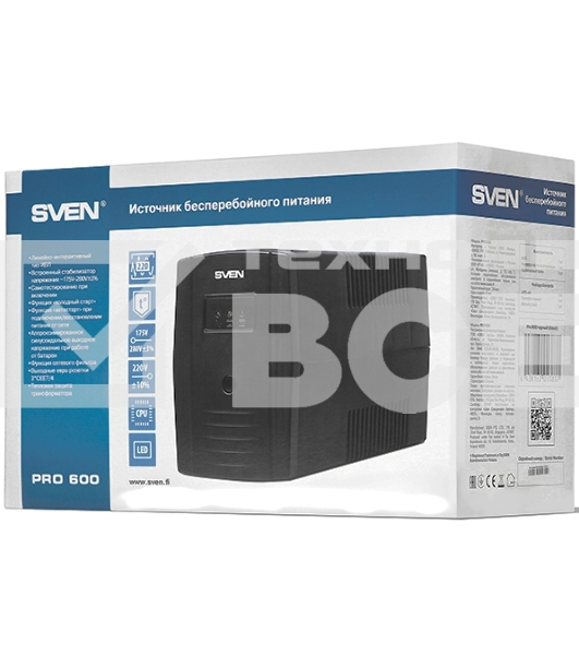 Источник бесперебойного питания SVEN Pro 600