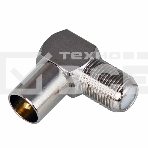 Переходник антенный Rexant (гнездо F - штекер TV), угловой (1 шт.), фото4