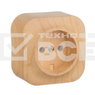 Розетка без заземления без шторок Legrand 782270 (Дерево)