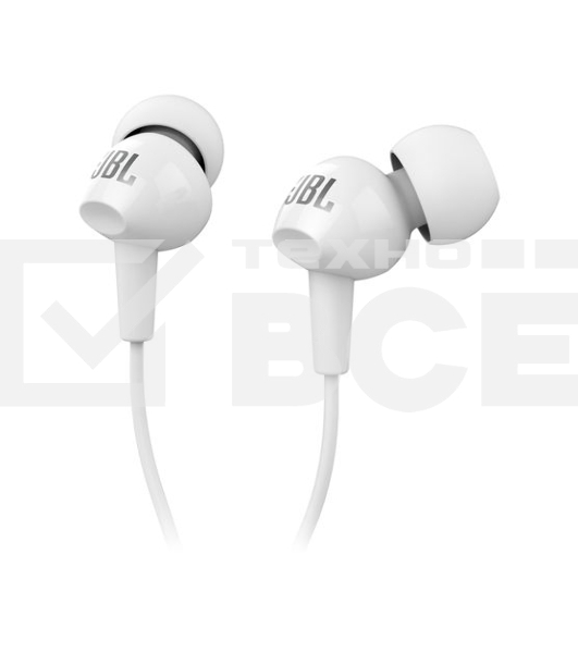 Наушники JBL C100SIU белый