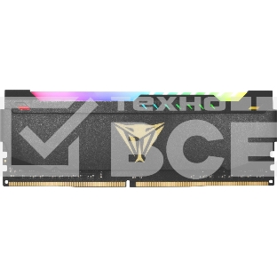 Оперативная память Patriot Viper Steel, DDR4, 32GB (1x32GB), 3200MHz, CL18, с радиатором, RGB, черный