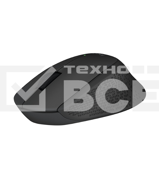 Мышь беспроводная Logitech M280 черный, 1000 dpi, радиоканал, USB, кнопки - 3