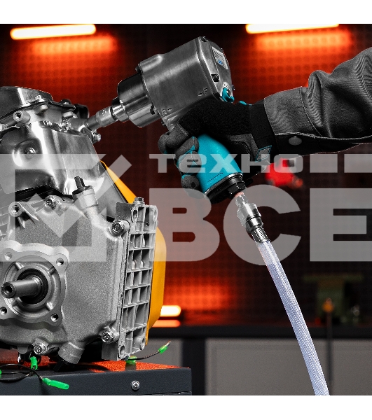 Шланг пневматический Stels ПВХ, 10x16 мм, 18 бар, армированный, прозрач., быстросъем, 3 0м