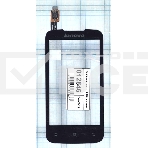Сенсорное стекло (тачскрин) для Lenovo A376, черное, фото2
