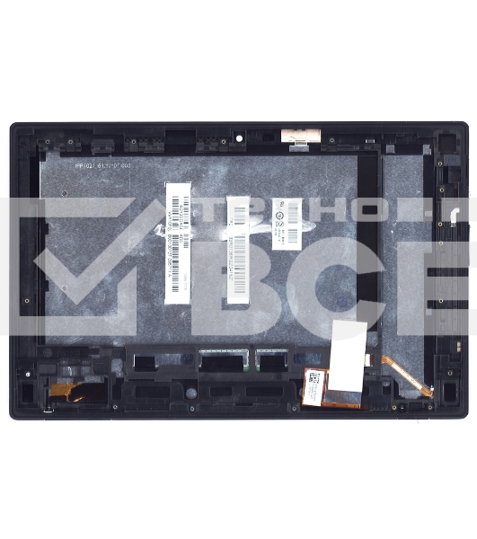 Модуль (матрица + тачскрин) для Sony Xperia Tablet Z черный с рамкой