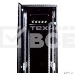 Шкаф телекоммуникационный напольный 42U (600x1000) дверь стекло (3 места), черный, фото14