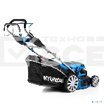 Бензиновая газонокосилка Hyundai L 4610SE самоходная, электрозапуск, двигатель Hyundai ICV145,4-х такт, 3.5 л.с./145 см3, Ширина среза 45,7 см, Высота среза 25-75 мм, 35 кг, фото15