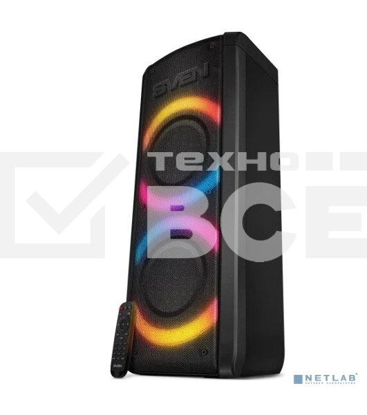 Портативная акустика Sven АС PS-710 черный 100 Вт Bluetooth