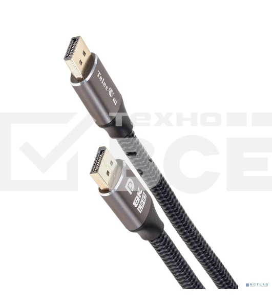 Кабель соединительный DP-DP 1.4V 8K@60Hz  1м, Telecom Pro <TCG750-1M>