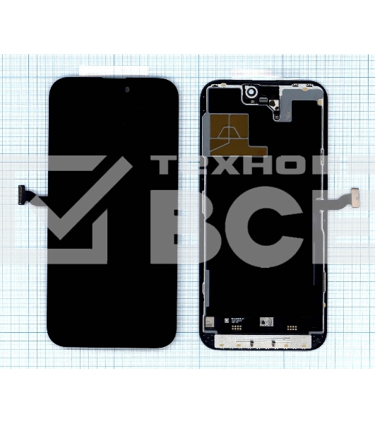 Дисплей (модуль) для Apple iPhone 14 Pro Max в сборе с тачскрином, черный