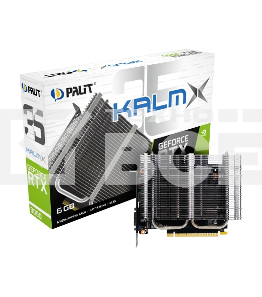 Видеокарта Palit RTX3050 KALMX NVIDIA GeForce RTX 3050 6Gb PCI-E 4.0 96bit GDDR6 1042/14000 DVIx1 HDMIx1 DPx1 HDCP Ret