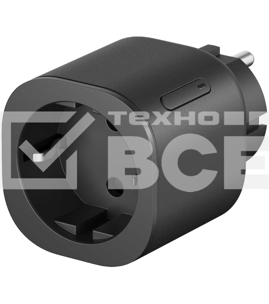 Умная розетка Yandex Matter EUBT Wi-Fi черный (YNDX-00540BLK)