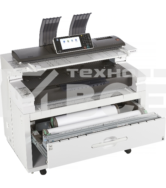 МФУ лазерный Ricoh MP W6700SP (417290), А0, монохромный, печ. до 3,3 стр/мин (A0) 6,7 стр/мин (A1), 36
