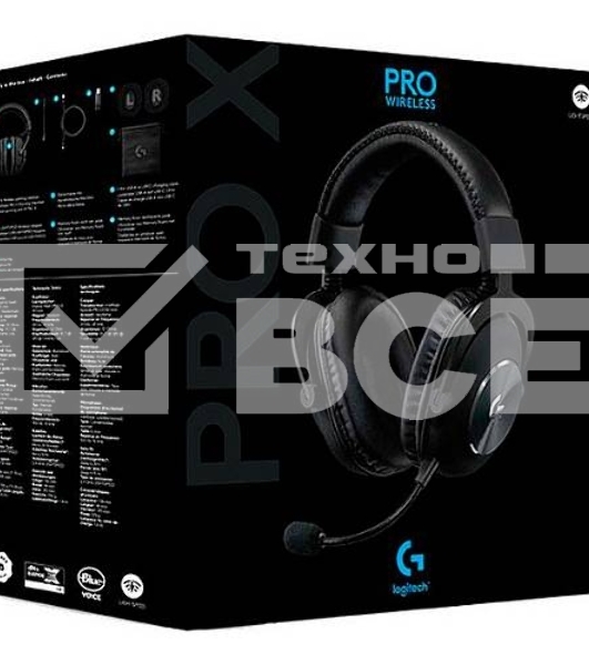 Гарнитура Logitech Headset PRO X LIGHTSPEED Wireless Gaming черный