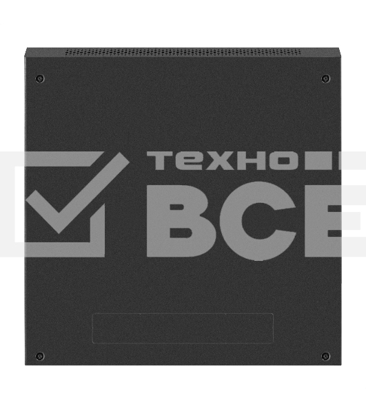 Шкаф телекоммуникационный 19' настенный 12U ExeGate EC-WM-12U.600.M.BLACK (19', 12U, 600x600x635 мм (ШхГхВ), передняя дверь металл, съемные боковые панели, пыле- и влагозащита IP23, черный RAL 9004)