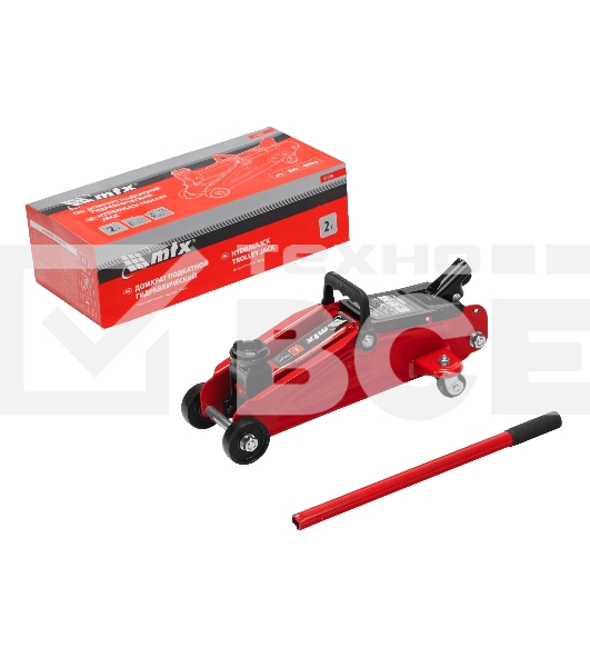 Домкрат гидравлический подкатной MTX 2 т, 140-340 мм