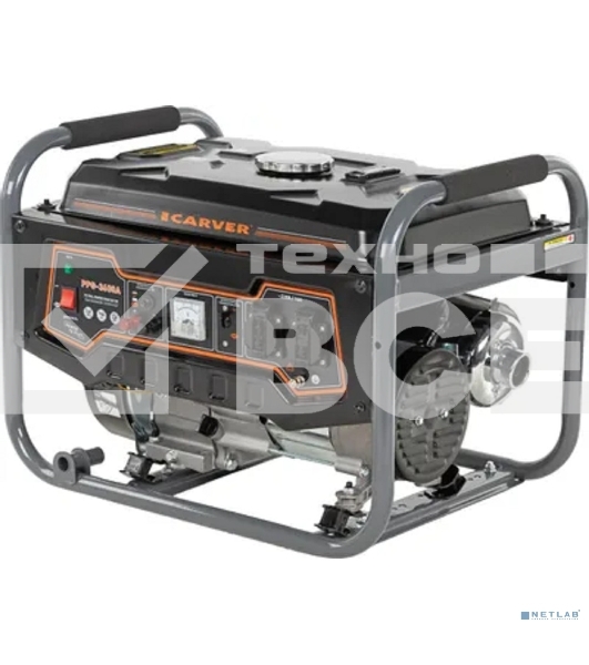 Электрогенератор бензиновый Carver PPG-3600A, 2.8 кВт, 67 дБ, 40 кг