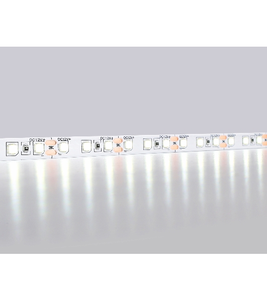 Светодиодная лента GS1103 2835 120Led/ 9.6W m/ 12V IP20 6500K/ 5000*8*1.2mm (2 конт.)