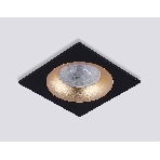 Светильник встраиваемый Ambrella light TN102730 BK/GD черный/золото GU5.3 92*92*23, фото5