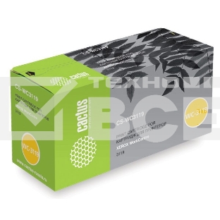 Картридж лазерный Cactus CS-WC3119 (013R00625) черный (3000 стр.) для Xerox WorkCentre 3119