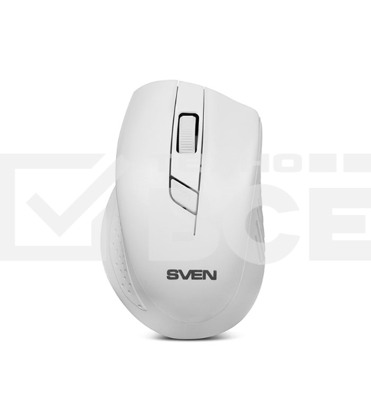 Мышь беспроводная SVEN RX-325 белый, 1000 dpi, радиоканал, USB, кнопки - 4