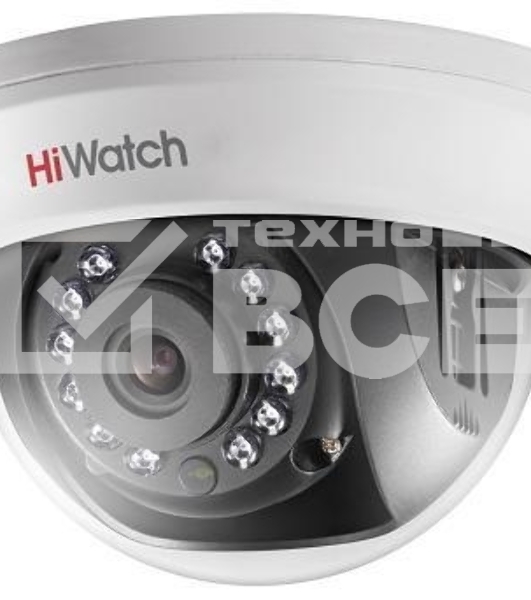 Камера видеонаблюдения Hikvision HiWatch DS-T101 2.8-2.8мм HD TVI цветная корп.:белый