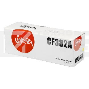 Картридж Sakura CF382A для HP MFP M476, желтый, 2700 к.