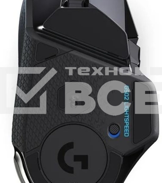 Мышь беспроводная/проводная Logitech G502 LIGHTSPEED черный, 25600 dpi, радиоканал, USB, кнопки - 11