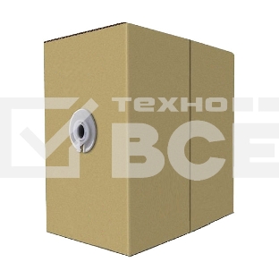 Кабель сетевой Buro BU-COP-048 UTP 4 пары cat5E solid 0.48мм Cu 305м серый