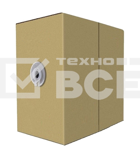 Кабель сетевой Buro BU-COP-048 UTP 4 пары cat5E solid 0.48мм Cu 305м серый