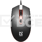 Мышь проводная Defender Dot MB-986 черный, 1600 dpi, USB, кнопки - 4, фото 1