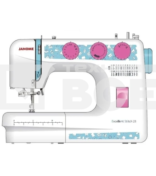 Швейная машина Janome Excellent Stitch 23 белый