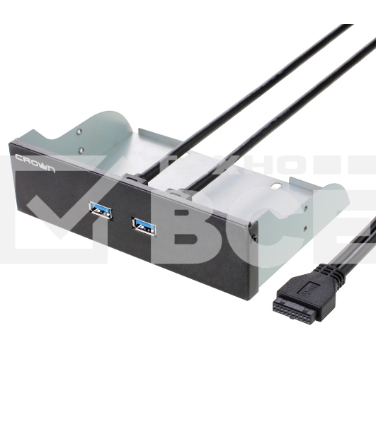 Панель CMU3-20 с двумя портами USB 3.0 в слот 5.25 компьютерного корпуса