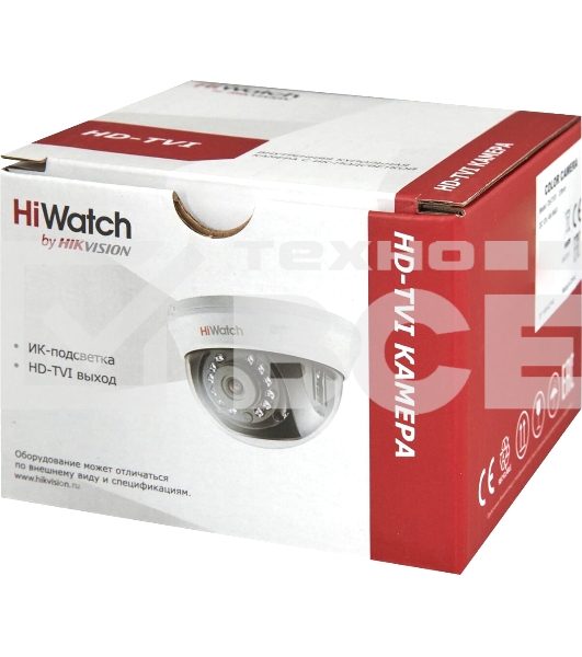 Камера видеонаблюдения Hikvision HiWatch DS-T201(B) (3.6 мм) 3.6-3.6мм цветная
