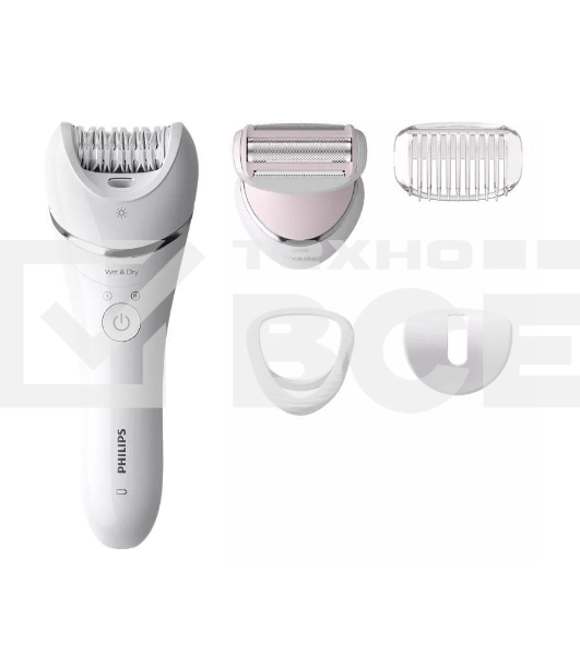 Эпилятор Philips скорости, широкая головка, Wet&Dry, беспроводной