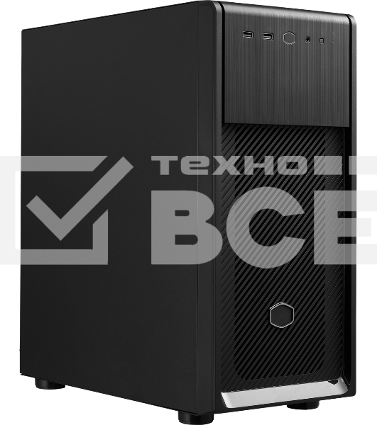 Компьютерный корпус Cooler Master Elite 500 w/o ODD bay, 2xUSB3.2, 1x120Fan, w/o PSU, Black, Steel left panel, ATX