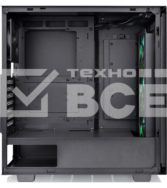 Компьютерный корпус Thermaltake V350 TG ARGB AIR черный без БП ATX 2x120mm 2x140mm 2xUSB2.0 1xUSB3.0 audio bott PSU