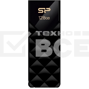 Флешка USB 128Gb Silicon Power Blaze B03, USB 3.2, черный