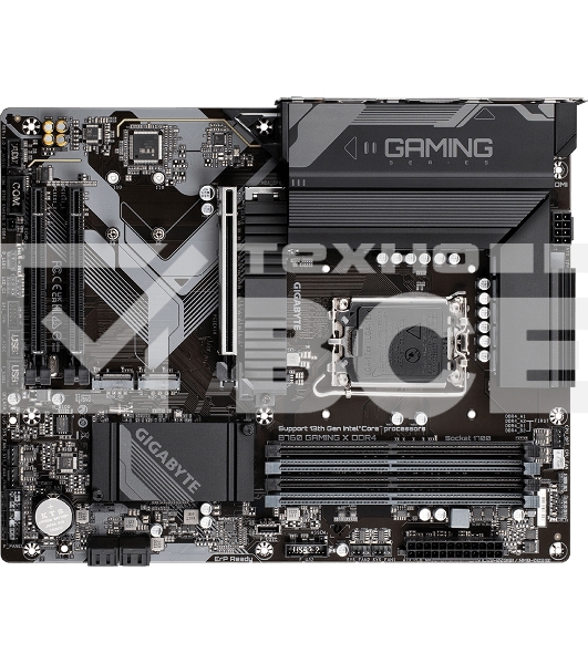 Материнская плата Gigabyte B760 GAMING X DDR4, LGA 1700, Intel B760, 4xDDR4, 4xSATA, 3xM.2, 1xPCIe 4.0 x16, 2xPCIe 3.0 x1, 1xHDMI, 1xDP, 1x 2.5Gb LAN, 1xUSB 3.2 Gen 2, 2xUSB-A 3.2 Gen 1, 5xUSB-A 2.0, 6x3.5 мм, 7.1, ATX