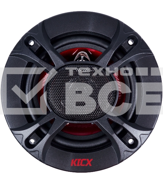Колонки автомобильные Kicx SP 133 100Вт 89дБ 4Ом 13см (5дюйм) (ком.:2кол.) коаксиальные трехполосные