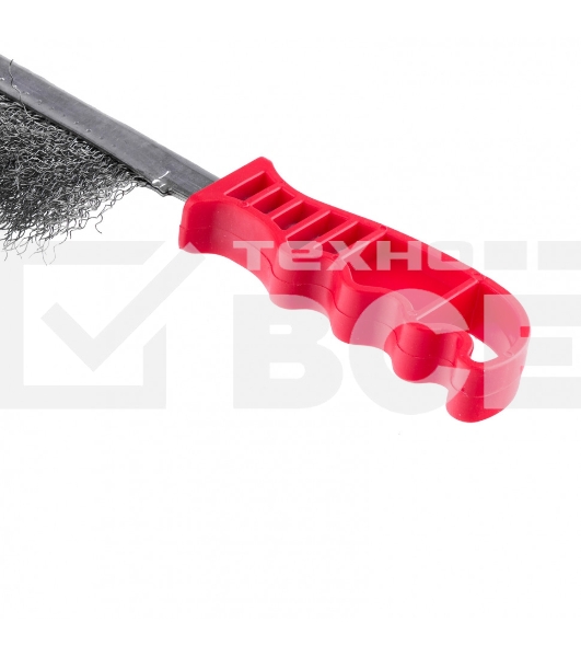 Щетка Matrix металлическая фосфатированная, пластиковая ручка