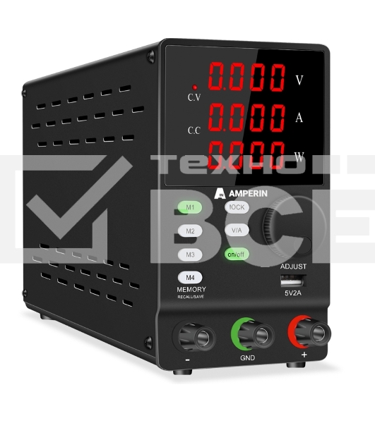 Лабораторный блок питания программируемый Amperin AI-MW3010 30V, 10A, 0,3 кВт