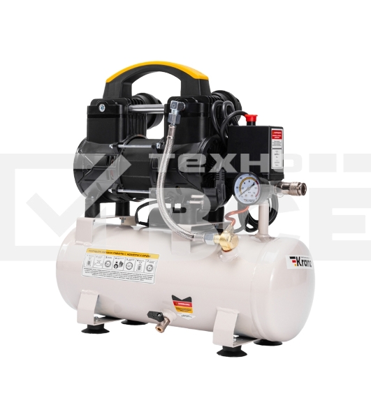 Компрессор воздушный Kranz KR-850/10, 850Вт, 140 л/мин, 10л