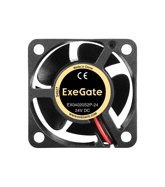 Вентилятор 24В DC ExeGate EX04020S2P-24 (40x40x20 мм, Sleeve bearing (подшипник скольжения), 2pin, 7000RPM, 29dBA)