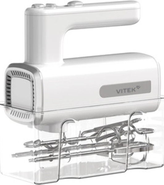 Миксер ручной Vitek VT-HM5001 800Вт белый/серебристый