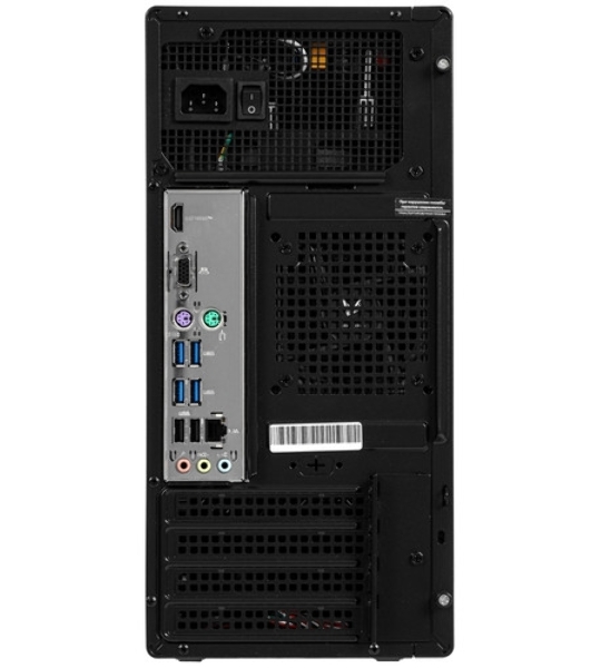 Компьютер IRU Tactio 520B6SB MT Ryzen 5 8500G (3.5) 32Gb SSD 512Gb RGr FreeDOS 2.5Gigabit 450W черный (RUS) (2116626)