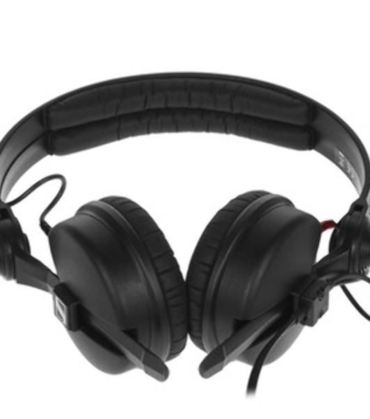 Проводные наушники Sennheiser HD 25 черный, накладные, Jack 3.5 мм